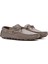 Erkek Vizon Deri Comfort Loafer 24SFD6730FT 4