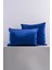 Saks Mavi Kadife Kulaklı 35X55 cm Dikdörtgen Kırlent Kılıfı 1