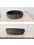 2 Adet Beton Aranjman ve Bonsai Saksısı Kare Desen Ağız Çap 25-30 cm Çap Antrasit Gold 1