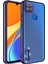 Xiaomi Redmi 9c Kılıf Kamera Korumalı Logo Açık Renkli Kenarlı Arkası Şeffaf Silikon Kapak 1