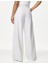 Yüksek Bel Wide Leg Keten Pantolon 4