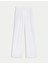 Yüksek Bel Wide Leg Keten Pantolon 5
