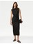 Regular Fit Midi Keten Elbise 1