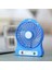 Turuncu USB Şarjlı Masaüstü Fan 3 Kademeli Mini Şarjlı Fan Mobil Soğutucu Mini Fan Soğutucu 1