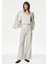 Yüksek Bel Wide Leg Keten Pantolon 1