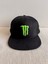 Monster Canavar Nakışlı Arkasından Ayarlamalı Snapback Unisex Siyah Hip Hop Şapka 2
