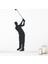 Golf Swing Oyuncu Turnuvası Dekoratif Duvar Sticker Çıkartma Spor Salonu Çocuk Odası 1
