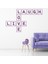 Canlı Aşk Gülmek Scrabble Çini Dekoratif Duvar Sticker Çıkartma Oturma Odası Salon 1