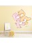 Sevimli Ayıcıklar Bebek Paylaşımı Ayı ve Şefkatli Ayı Sarılma Dekoratif Duvar Sticker Çıkartması 1