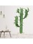 Yeşil Kaktüs Vahşi Batı Bitki Dekoratif Duvar Sticker Çıkartma Ofis Oturma Odası 1