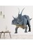 Gri Triceratops Dinozor Dekoratif Duvar Sticker Çıkartması Bebek Çocuk Odası 1
