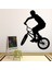 Bmx Binici Bisiklet Spor Dekoratif Duvar Sticker Çıkartma Spor Salonu Çocuk Odası 1