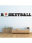 Basketbol Metin Dekoratif Duvar Sticker Çıkartma Spor Salonu Çocuk Odası 1