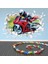Kırmızı Motosiklet Beyaz 3D Delikli Dekoratif Duvar Sticker Çıkartması Bebek Çocuk Odası 1