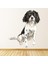 Siyah Springer Spaniel Köpek Dekoratif Duvar Sticker Çıkartma Mutfak Ofis Yatak Odası 1