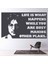 Hayat Ne Olursa Olsun John Lennon Yazılı Dekoratif Duvar Sticker Çıkartma Oturma Odası Salon 1