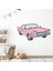 Bu Benim Değil... Pembe Araba Dekoratif Duvar Sticker Çıkartma Bebek Çocuk Odası 1