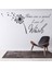 Bir Dilek Görüyorum Ilham Verici Yazılı Dekoratif Duvar Sticker Çıkartma Oturma Odası Salon 1
