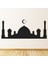 Cami Ay Sembolü Islam Dekoratif Duvar Sticker Çıkartma Oturma Odası Salon 1