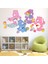 Sevimli Ayılar Klasik Boyama Dekoratif Duvar Sticker Çıkartma Bebek Çocuk Odası 1
