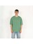 Oversized World Baskılı Unisex Yeşil T-Shirt 5