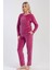 Kadın Kadife Uzun Kol Pijama Takım , 403081 1