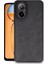 Realme 12 Lite Kılıf Kamera Korumalı Deri Görünümlü Leather Desenli Yumuşak Mat Silikon 3