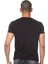 V Yaka Düz Siyah Erkek T-Shirt DZN8611 2
