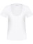 Yuvarlak Yaka Düz Beyaz Erkek T-Shirt DZN8702 1