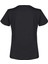 V Yaka Düz Siyah Erkek T-Shirt DZN8711 2