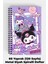 Anime Marketi Happy Birthday Kuromi Tasarımlı A5 Spiralli Sert Kapak Defter 120 Sayfa 1