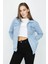 Kadın Oversize Denim Ceket 2