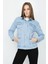 Kadın Oversize Denim Ceket 4