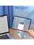 360 Derece Dönerli Uzayabilir Masaüstü Telefon Tablet Tutucu Metal Stand - K50 AL3758 Gümüş 4