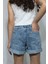 Kız Çocuk Mavi Denim Şort 3