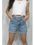 Kız Çocuk Mavi Denim Şort 4