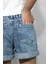Kız Çocuk Mavi Denim Şort 5