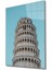 Italya Pisa Kulesi Cam Tablo, Mimari Manzara, Ev Ofis Duvar Dekoru, Hediyelik, Kırılmaz Temperli Cam 1