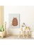 Ayıcıklar Minimalist Kanvas Tablo - Bebek Odası Dekorasyon - Çocuk Odası Tablo 1