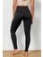 Kadın Yüksek Bel Fitilli Esnek Spor Tayt 4117 2