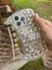 iPhone 14 Promax Uyumlu Kristal Taşlı Çiçekli Inci Askılı Çantalı Kılıf 1