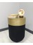 Dekoratif Eskitme Darbuka Siyah Sehpa 60CM 1