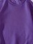 Unisex Oversize Bisiklet Yaka Basic Düz Sweatshirt - Mor 5