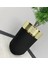 Elegant Dekoratif Gold Darbuka Siyah Saksı 70CM 2