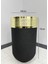 Elegant Dekoratif Gold Darbuka Siyah Saksı 70CM 3
