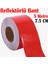 Reflektörlü Bant Kırmızı Reflektif Fosforlu Şerit Bant 7.5 cm 5 Metre Ikaz Bandı 1