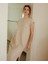 Tıng- Pamuklu Yırtmaçlı Oversize Maxi Elbise 4