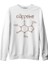 Kimya - Kafein Element Beyaz Erkek Kalın Sweatshirt 1