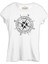 Pusula - Compass North Beyaz Kadın Tshirt 1