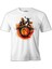 Basketbol - Sokak Topu Beyaz Erkek Tshirt 1